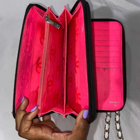 💗💗CHANEL💗💗Cambon Double Organizer on Chain - Picture 8 of 16